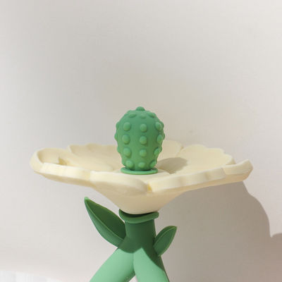PAISEN Custom Flower Baby Feeding Teether Chew Toys Food Grade Baby Silicone Teether Molar Toys Baby Hand Teether ürün