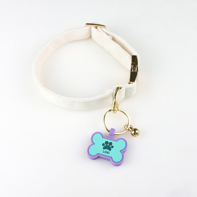 PAISEN Kişiselleştirilmiş Özel Köpek Etiketleri 3 boyutlu QR kodu ile kazınmış Köpekler Kedi Yaka Silicone Evcil hayvan etiketi