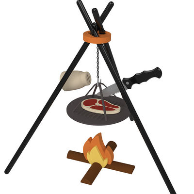 Özel Logo 19 PC Silikon Sahte BBQ Grill Oyun Mutfak Aşçı Oyuncak Mini Şef Barbekü Rol Oyunculuğu Set Çocuk Mutfak Oyuncakları Hediye