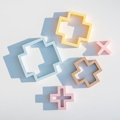 Yeni yumuşak 100% silikon çok fonksiyonel bebek oyuncakları ekleme çıkarma çarpma ve bölme sembolleri silikon bulmaca setleri