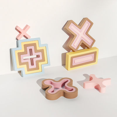 Yeni yumuşak 100% silikon çok fonksiyonel bebek oyuncakları ekleme çıkarma çarpma ve bölme sembolleri silikon bulmaca setleri