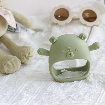 PAISEN Özel Yumuşak Dişlik Oyuncak Dişlik Eldivenler Yeni Doğan Bebek Bpa Serbest Silikon Dişlik Bebekler için Eldivenler