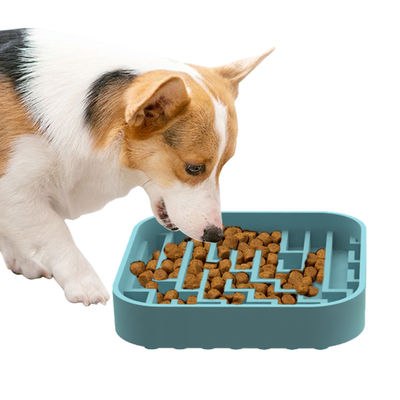 Alışveriş Satışı Gıda Kaliteli Silikon Bowl Köpek Evcil Yavaş Besleyici Bowl Noel Teması Evcil Yavaş Beslenme Bowl Evcil Yağma Mat