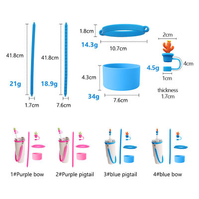 Kişisel Silikon Lanyard Talip Sling Tumbler için Kişiselleştirilmiş Kayma Karşıtı Sippy Cup Etiketi Su Şişesi Taşıyın Kemer Bar Aksesuarları