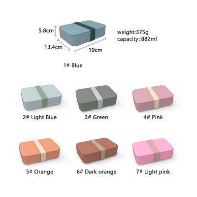 Gıda Kaliteli Silikon Salata Öğle Yemeği Taşıyıcısı Tekrar Kullanılabilir BPA Serbest Mikrodalga Güvenli Kayma Karşıtı Fonksiyon 0-1L Kapasite