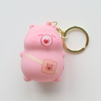 Silikon Capybara Anahtar Zinciri Kolye Dekompresyon Squeeze Bags Ornament Stress Relief Vent Toy 80g Silikon malzemesi için