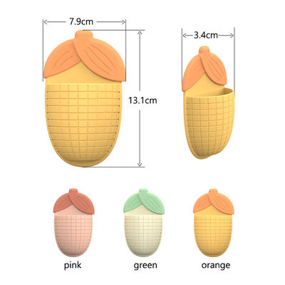 Sevimli Mısır Şekli Vantuz Diş Macunu Tutucu - Çok Fonksiyonlu Banyo Organizatörü