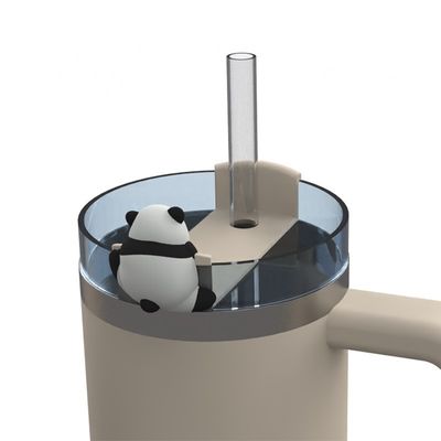 Bar Aksesuarları Tatlı Karikatür Panda Tavşan Tavşan Domuz Tasarımı BPA Ücretsiz Gıda Kaliteli Silikon Aceesoreis Şişe Tumblers için